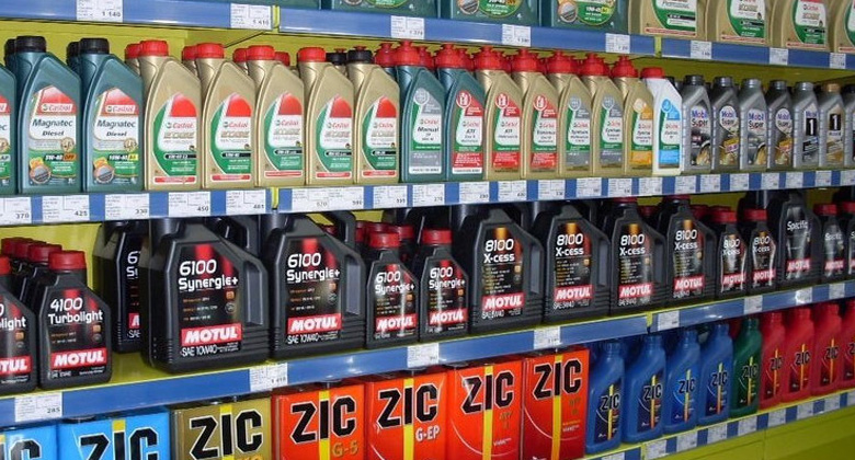 Analysis of prices for motor oils in various distribution channels