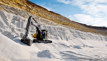 Assistance in the development of glass sand deposits with reserves of more than 100 million tons.